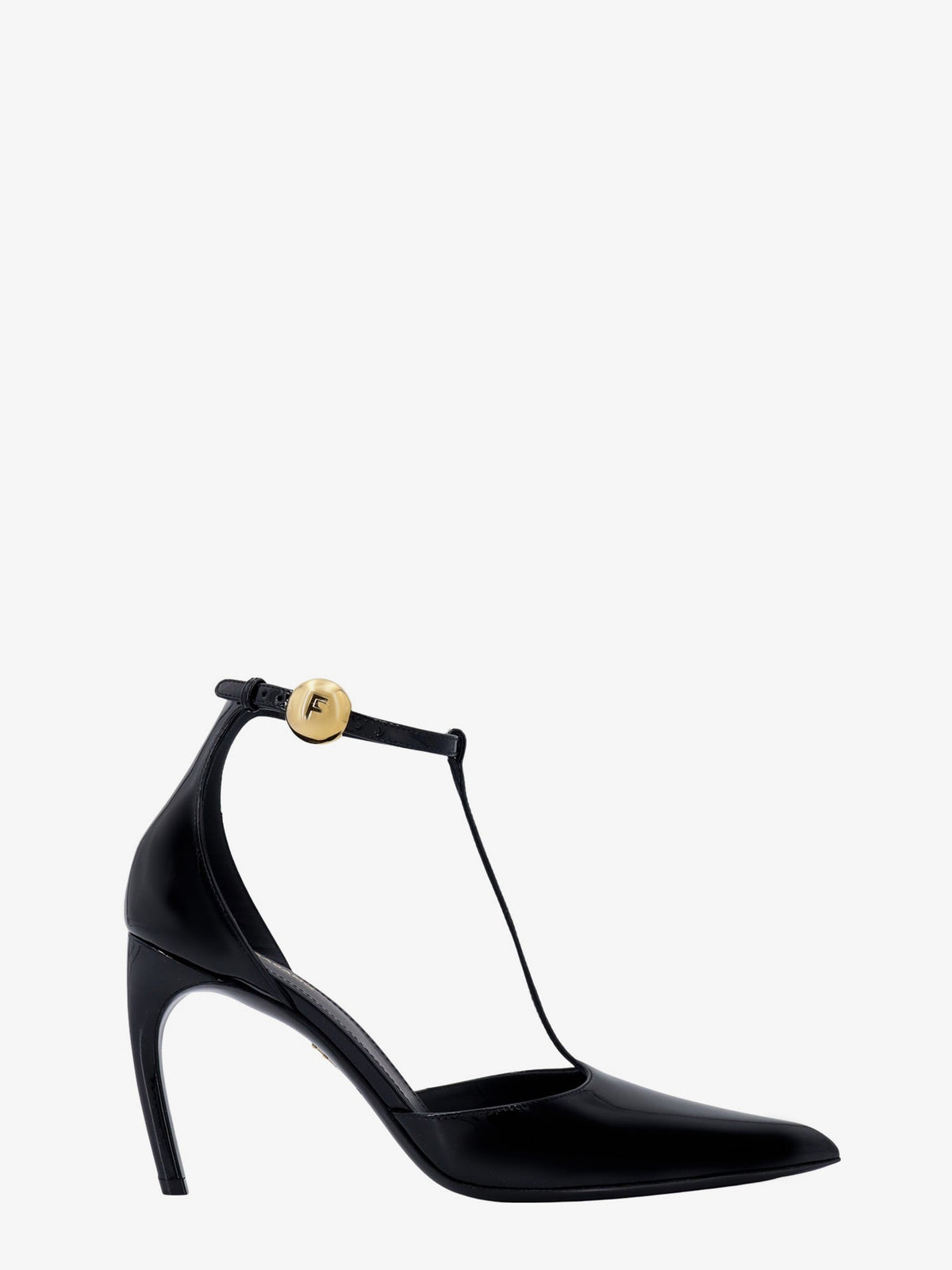 Patent leather décolleté