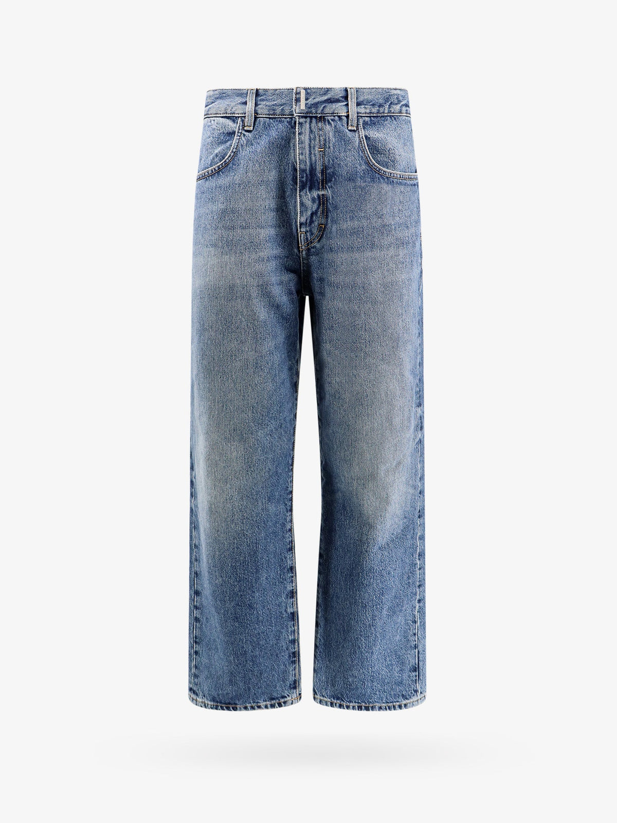 Denim jeans metal detail