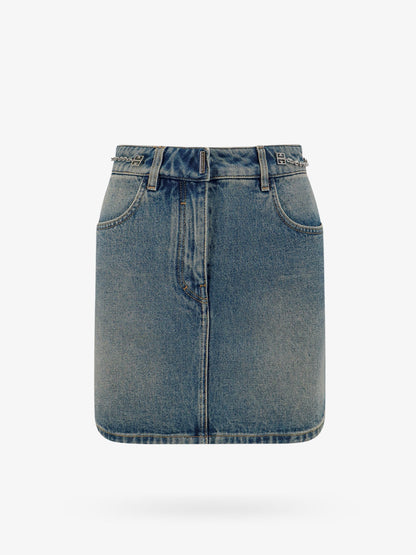 Denim skirt with 4g chain thumbnail