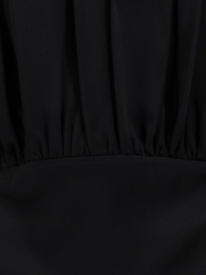 Sleeveless satin dress thumbnail