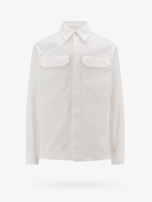 Cotton shirt with side white band