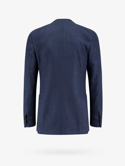 Double-breasted silk blazer thumbnail