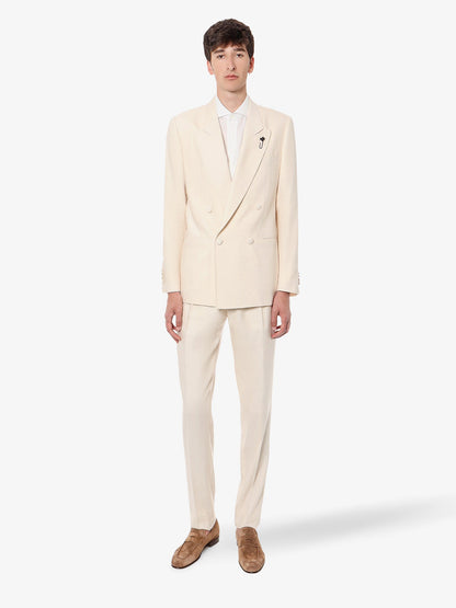 Linen and wool blazer thumbnail