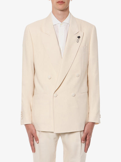 Linen and wool blazer thumbnail