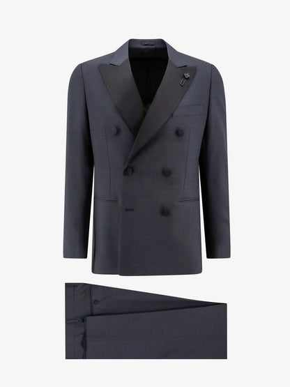 Wool tuxedo with iconic brooch detail thumbnail