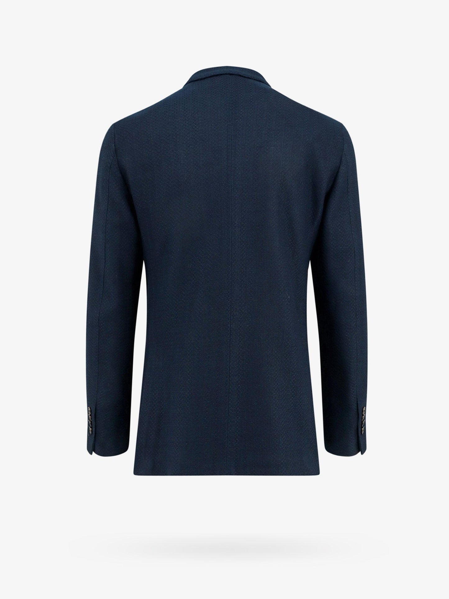 Cotton blazer with iconic brooch