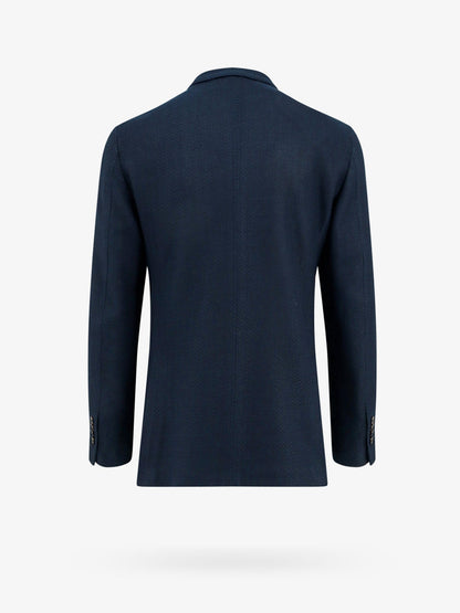 Cotton blazer with iconic brooch thumbnail