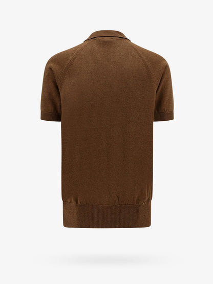 Cotton and viscose polo shirt thumbnail