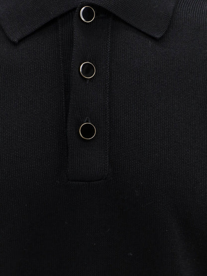 Cotton and viscose polo shirt thumbnail