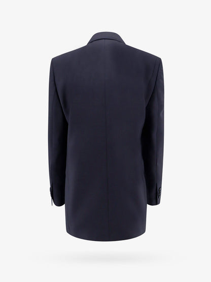 Wool blazer wirth iconic brooch thumbnail