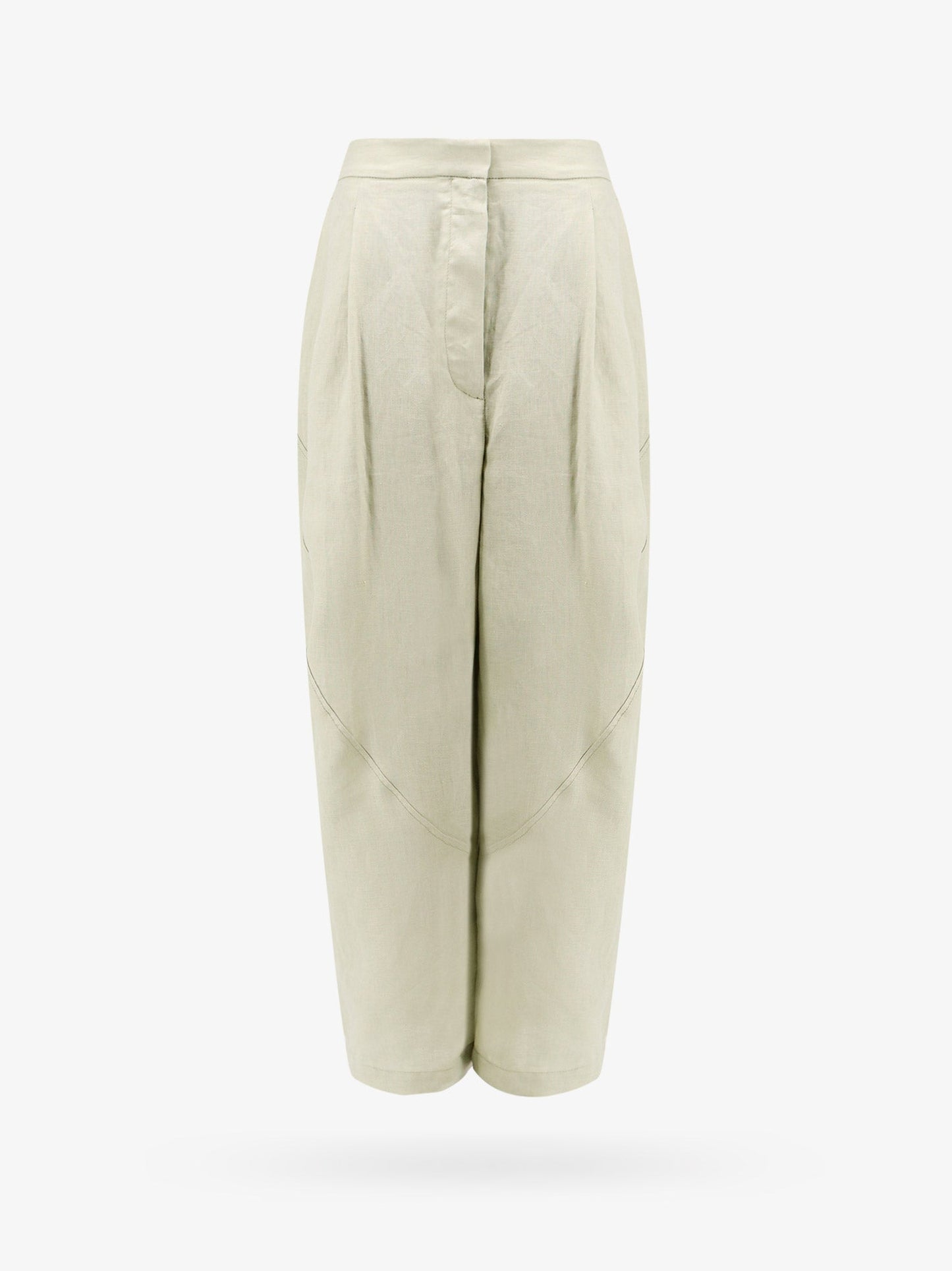 Wide leg linen trouser