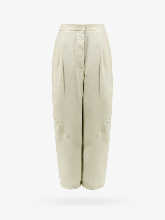 Wide leg linen trouser