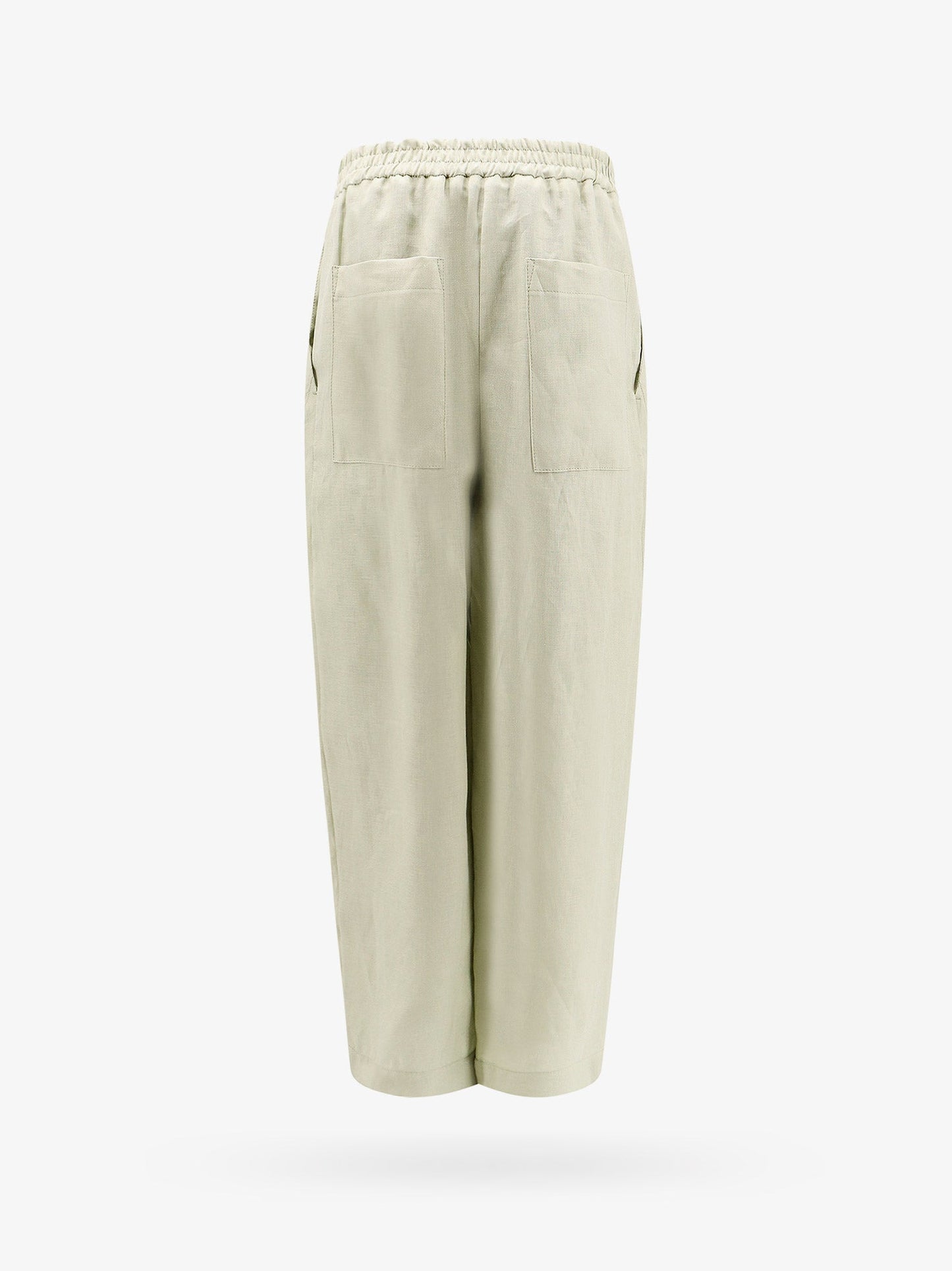 Wide leg linen trouser