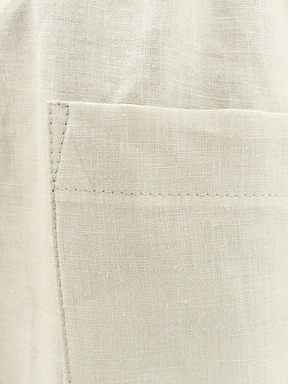 Wide leg linen trouser thumbnail