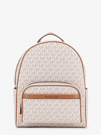 Bex coated canvas backpack with frontal logo patch thumbnail