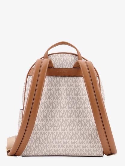 Bex coated canvas backpack with frontal logo patch thumbnail