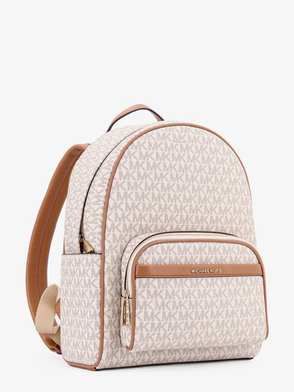 Bex coated canvas backpack with frontal logo patch thumbnail