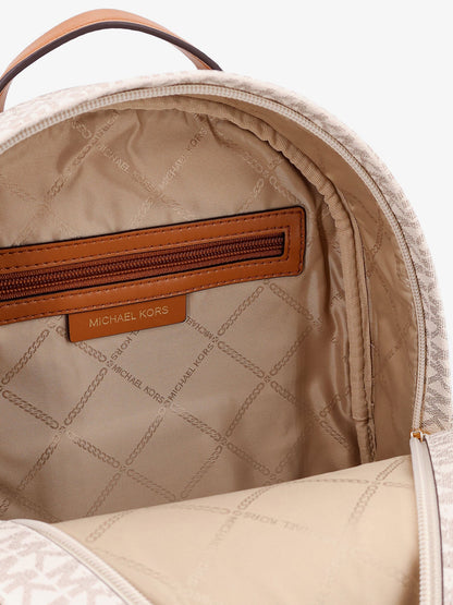 Bex coated canvas backpack with frontal logo patch thumbnail