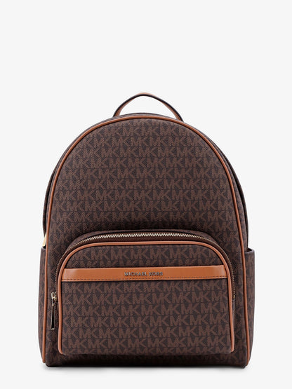 Bex coated canvas backpack with frontal logo patch thumbnail