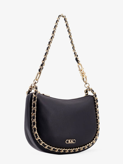 Kendall leather shoulder bag with frontal monogram thumbnail