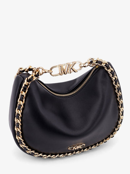 Kendall leather shoulder bag with frontal monogram thumbnail