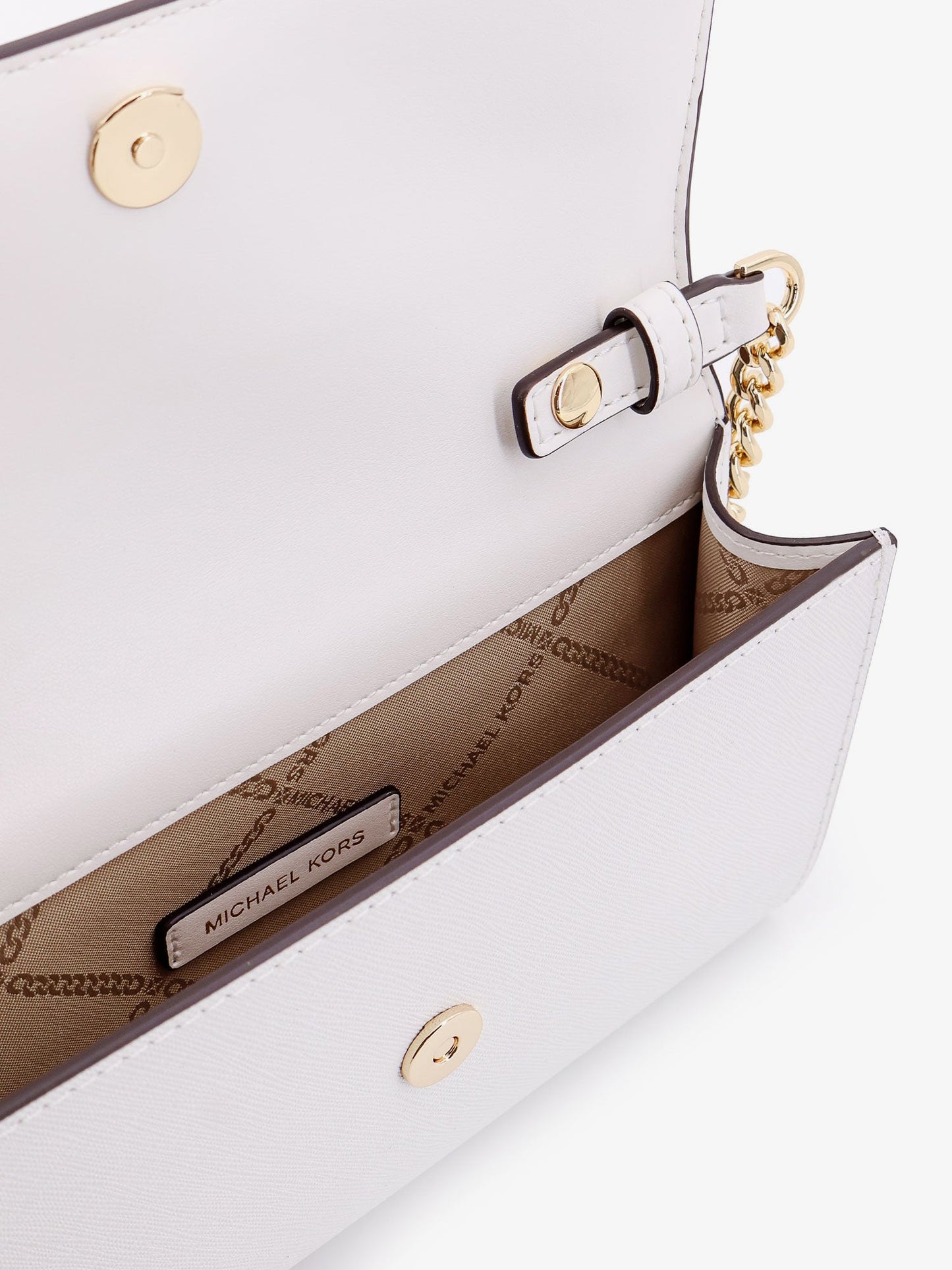 Jer set leather shoulder bag with frontal monogram