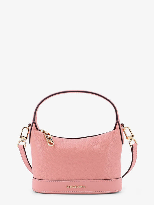 Wythe leather handbag with frontal logo