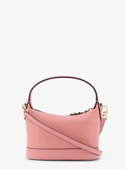 Wythe leather handbag with frontal logo thumbnail