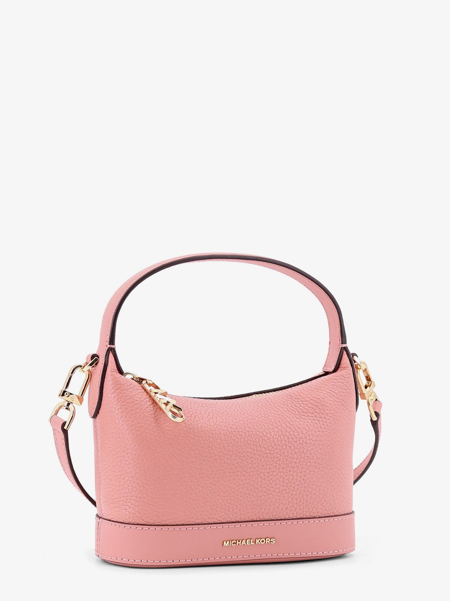 Wythe leather handbag with frontal logo