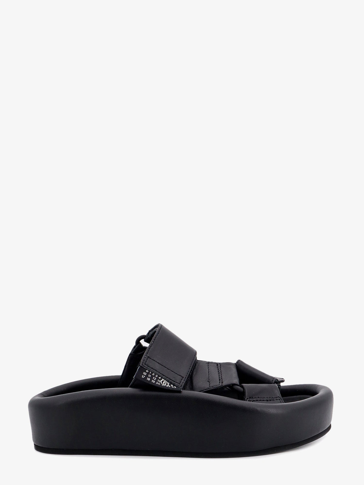 MM6 Maison Margiela Leather Maxi Plateau Sandals