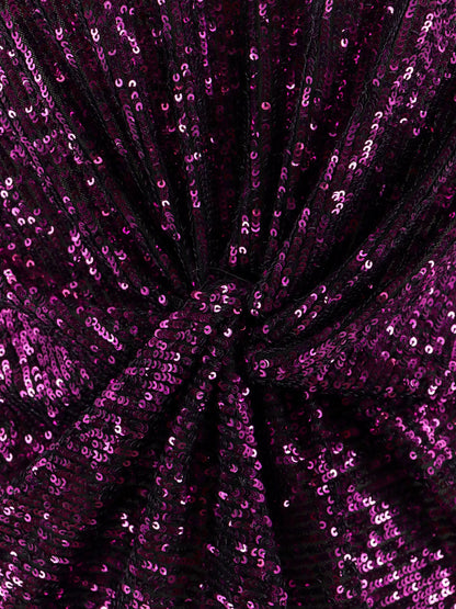 Mini dress with sequins and knot on the front thumbnail