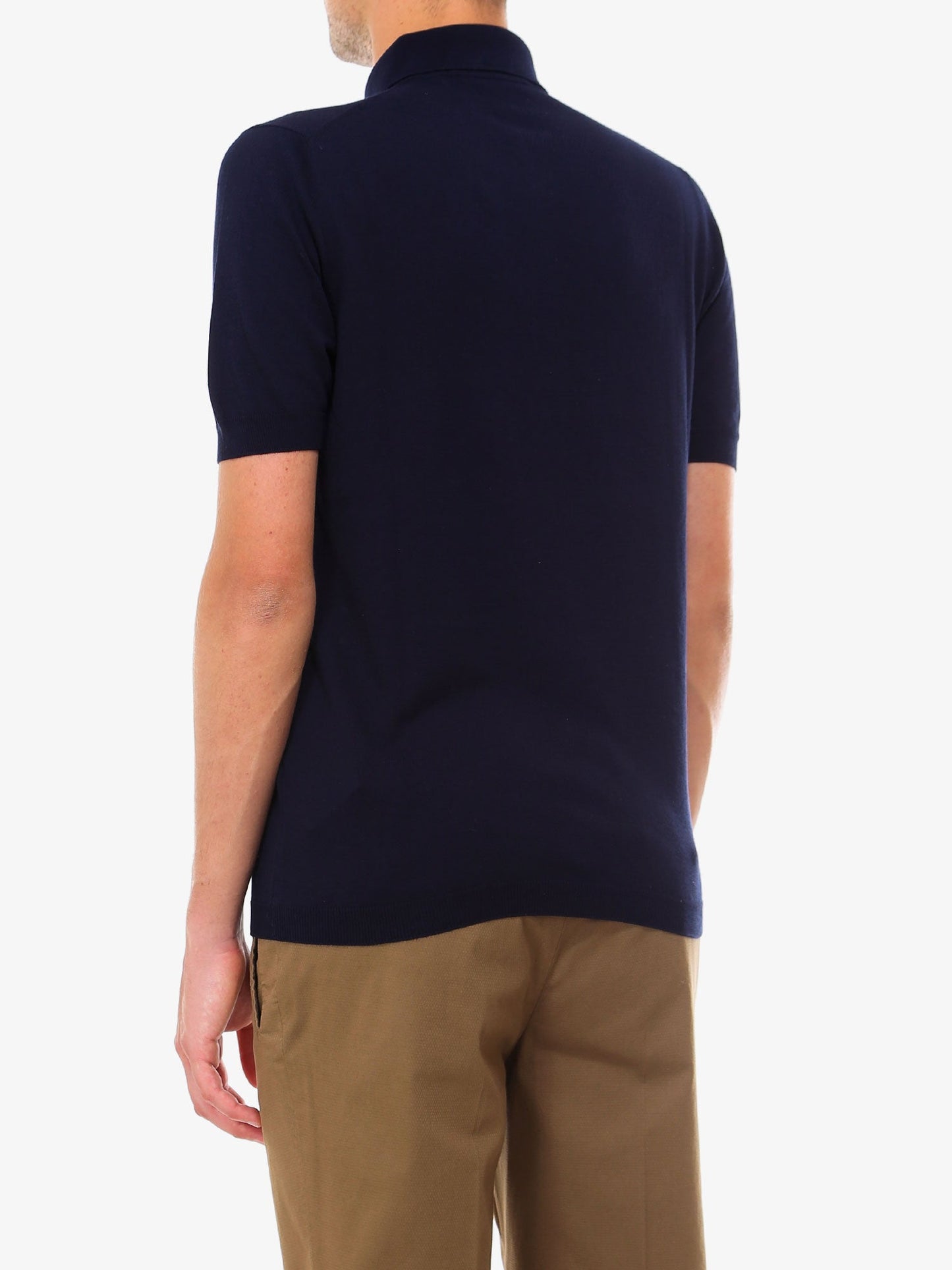 Regular fit cotton polo shirt