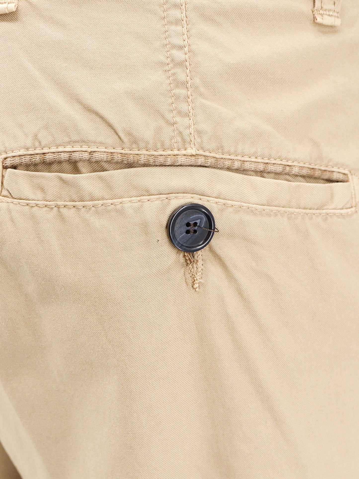 Regular fit cargo cotton bermuda shorts