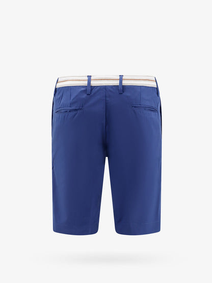 Cotton blend bermuda shorts with elastic waistband thumbnail