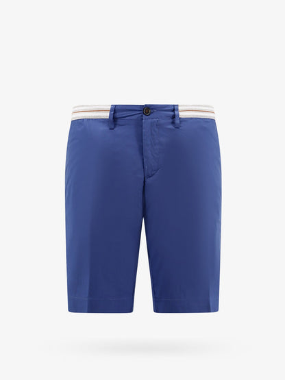 Cotton blend bermuda shorts with elastic waistband thumbnail