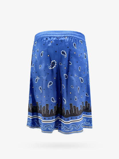 Sustainable viscose bermuda shorts with bandana print thumbnail