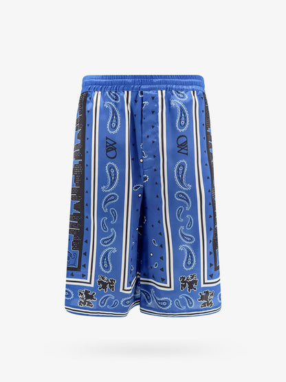 Sustainable viscose bermuda shorts with bandana print thumbnail