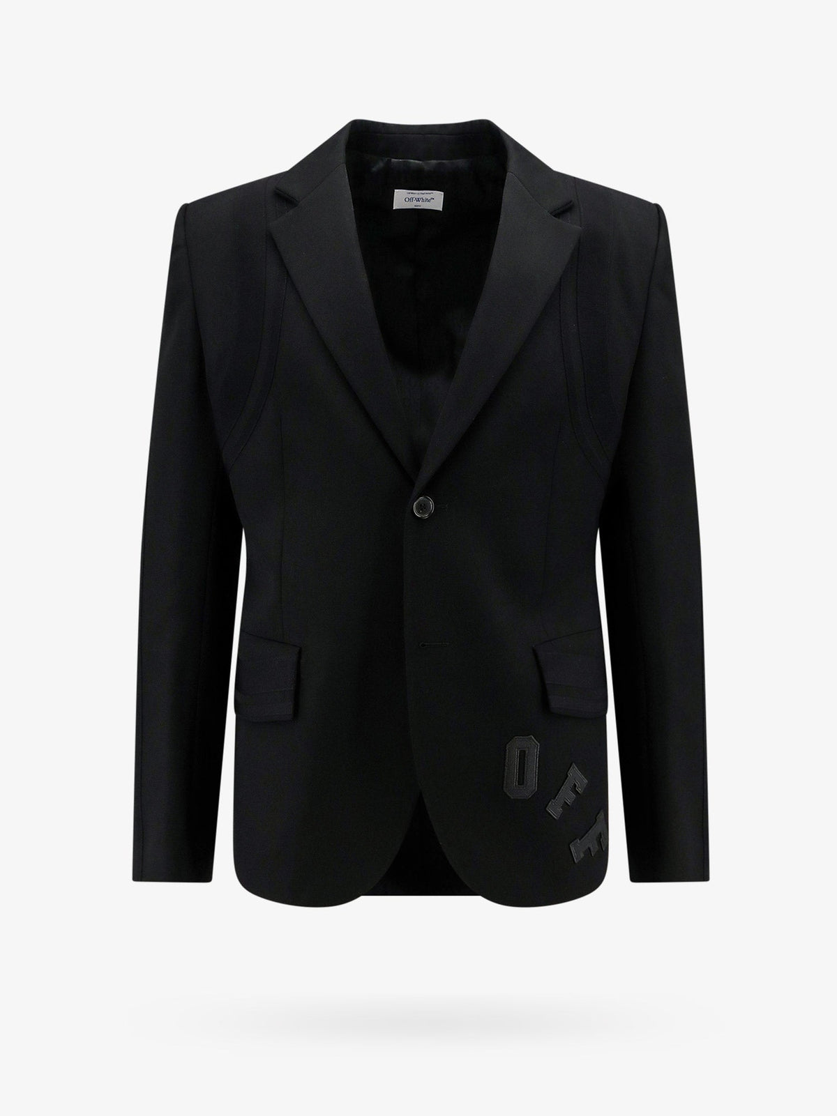 Virgin wool blazer patch