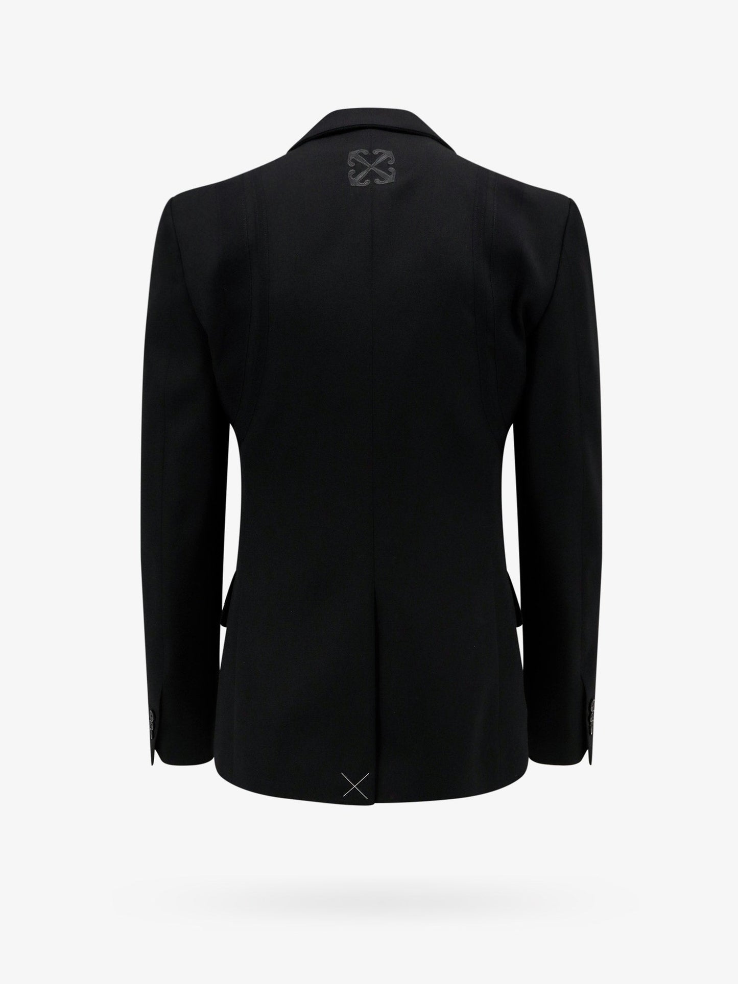 Virgin wool blazer with off patch