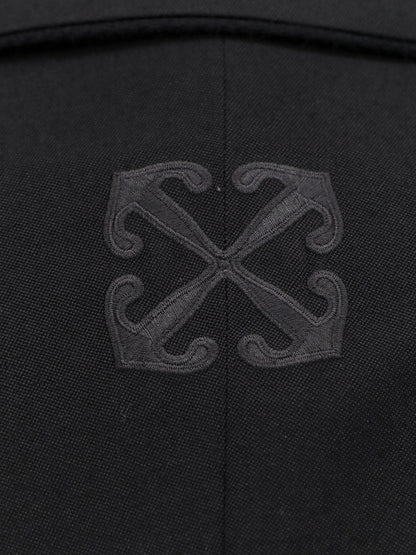 Virgin wool blazer with off patch thumbnail