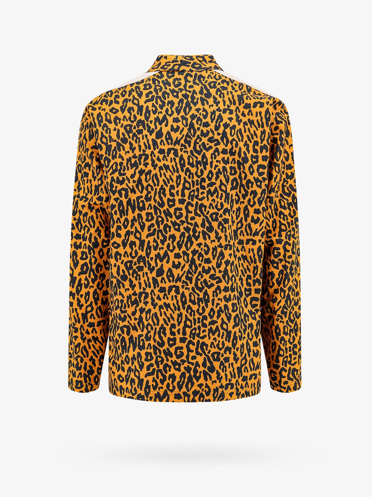 Linen and cotton shirt with classic logo embroidery