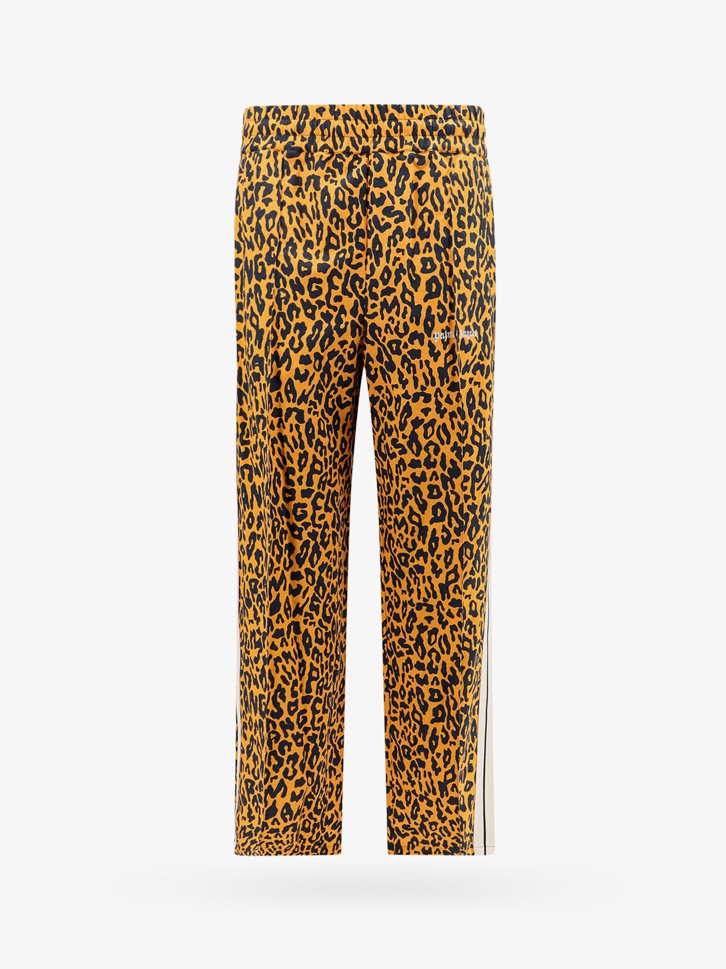 Linen and cotton trouser with animalier print