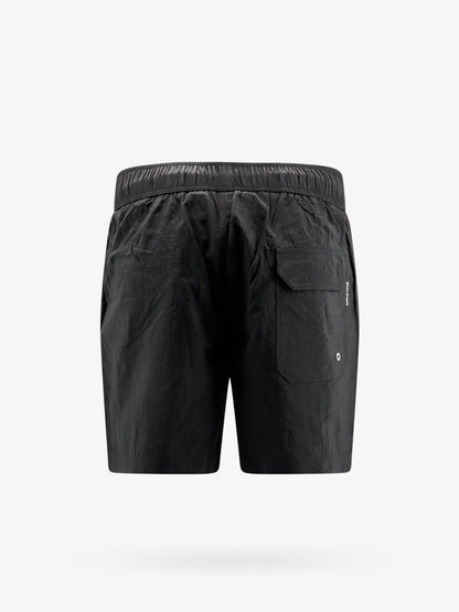 Nylon swim shorts with logo patch on the bottom thumbnail