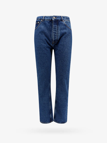 Cotton jeans with back embossed monogram thumbnail