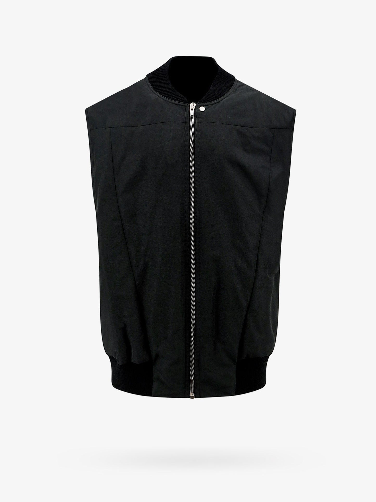 Padded recycled nylon sleeveless jacket