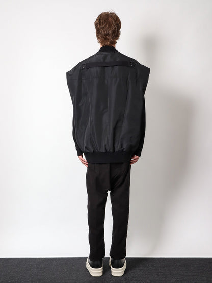 Padded recycled nylon sleeveless jacket thumbnail