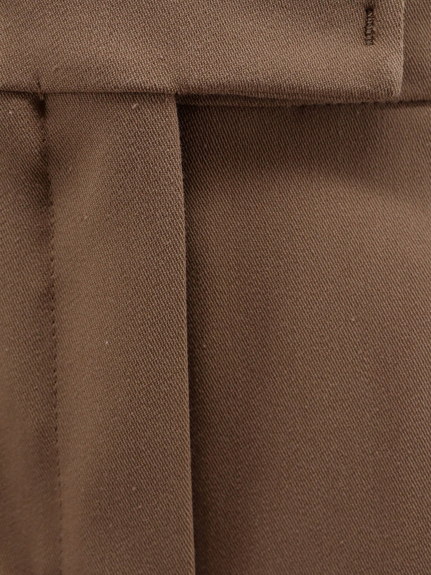 Viscose and cotton trouser