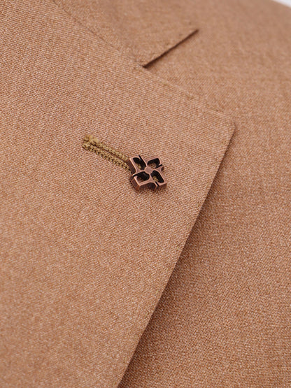 Virgin wool and silk suit with iconic metal detail thumbnail