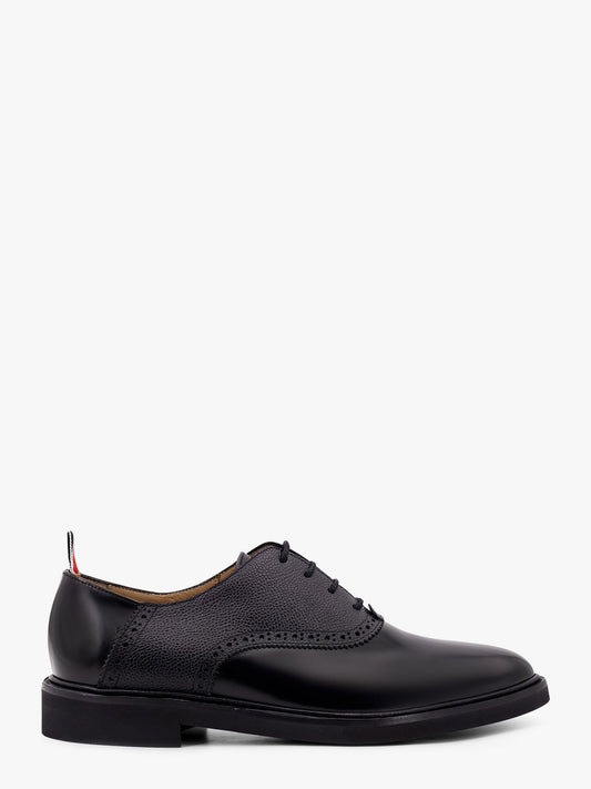 Leather lace-up shoe