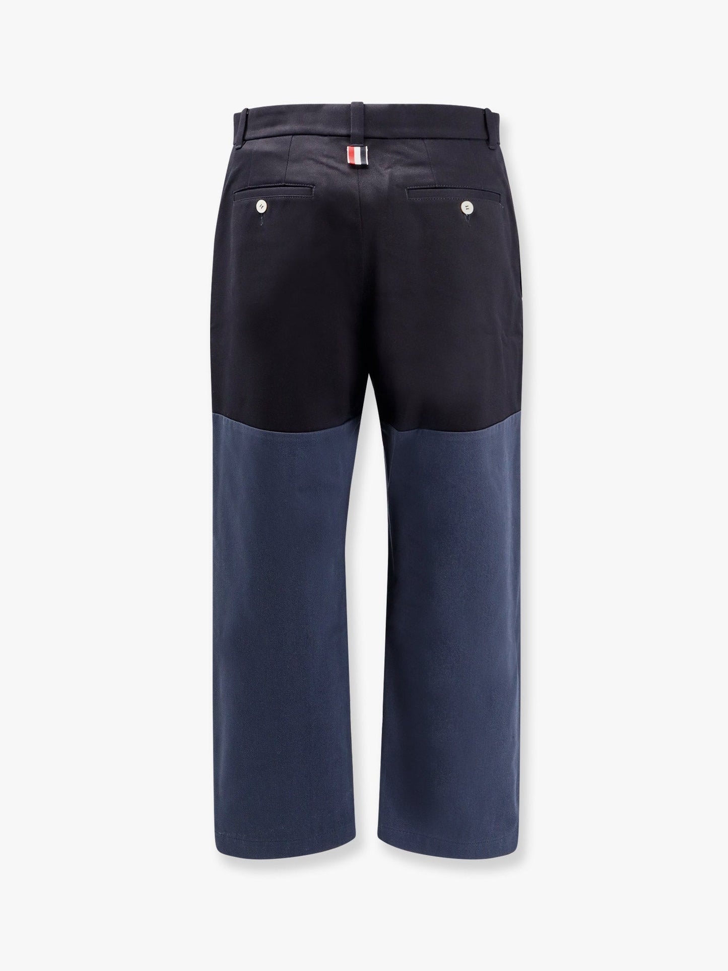 Unconstructed combo cotton trouser